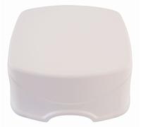 BIECO 79000115 - Enfants Marchepied et assis dans un blanc, un seul étage, hauteur de marche 14 cm, de 12 mois à 10 ans