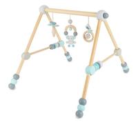 Bieco Arche Eveil Bebe Bois | Portique deveil Bebe Bois | Arche Bebe Bois | Arche de Jeux bébé | Baby Gym Arche Bois bébé Arche d'éveil en Bois Arche en Bois Portique eveil bebe Arche Bébé