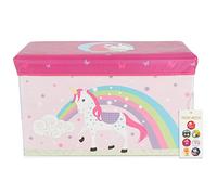 Bieco 2 In 1 Storage Box & Bench Unicorn Rose