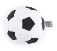 BIECO Ballon de Foot Souple avec hochet | Ø 10 cm | Balle en Tissu bébé avec hochet | Balle en Peluche Douce | Petit Ballon de préhension | pour bébé