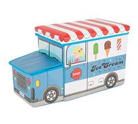 Bieco 2 In 1 Storage Box & Bench Ice Cream Bleu