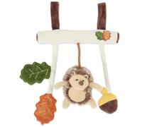 Bieco Chaîne pour Poussette Design Hérisson | env. 30x21 cm | Chaine de poussette | Pendentif Arche de Jeu | Mobile Jouet bébé