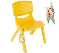 Bieco Chaise Jaune 53 x 33 x 28 cm