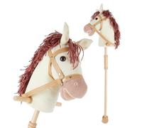 Bieco Cheval de Bois pour Enfants Ginger | Hobby Horse | Cheval Baton | Cheval Enfant a Monter | Têtes de Cheval à Chevaucher Hobby Horse pas Cher Tete de Cheval avec Baton Cheval en Bois Realiste