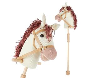 Bieco Cheval de Bois pour Enfants Ginger | Hobby Horse | Cheval Baton | Cheval Enfant a Monter | Têtes de Cheval à Chevaucher Hobby Horse pas Cher Tete de Cheval avec Baton Cheval en Bois Realiste