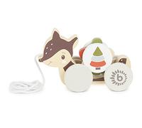 Bieco Chevreuil à Tirer en Bois | Jouet Animal dès 1 An | Avec Roue