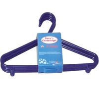 Bieco Cintre 8 Pièces Set, Platique Bleu