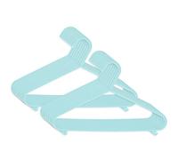 BIECO cintres bébé enfant Hanger cintres pour bébé cintres en plastique pour la longueur de l'armoire de stockage garde-robe 29.5cm, 16 pièces, turquoise, étroite, ArtN 90016153