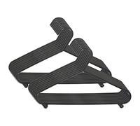 Bieco Cintres Enfants 16 Pcs. Noir | Longueur 30 cm | Cintre Bébé Fille et Garçon