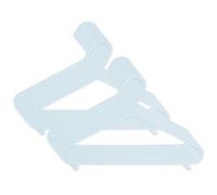BIECO cintres pour bébé Enfant Hanger cintres en Plastique pour 29,5 cm de Longueur du Meuble de Rangement de Garde-Robe, 16 pièces, Bleu Glacé, étroite, ArtN 90016156