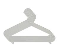 BIECO cintres pour bébés ,enfant en plastique pour la longueur de stockage d'armoire 29,5 cm, 8 pièces, gris, étroit, ARTN 04014152