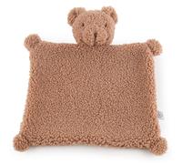 Bieco doudou nounours Mika | Doudou Ourson bebe en bouclette | doudou mouchoir doudou bebe garçon doudou bebe fille doudou plat