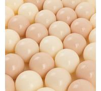 Bieco Lot de 100 balles colorées pour piscine à balles vintage Flowers - Pour enfants - Jeux d'extérieur