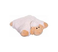 Bieco 04001319 Mouton Oreiller Polly et des Animaux en Peluche dans Un, Environ 45 cm, Blanc