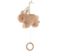 Bieco Boîte à musique Lapin Fine 20 cm | Boîte à musique bébé en bouclé | peluche bebe jouet bébé musique bebe doudou musical bébé peluche lapin boite à musique trousselier cadeau fille