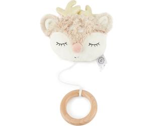Bieco Musical Toy Fawn Ella jouet contrasté à suspendre avec mélodie 0 m+ 1 pcs