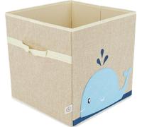 Bieco Panier d'étagère Chambre d'enfant | Boîte de rangement Wal Jouets Enfants | Boîte de rangement 33x33x33 pour étagère Kallax Caisses de rangement Enfants Caisses de jeu Rangement enfants Boîtes p