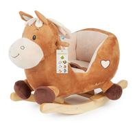 Bieco Peluche Animal à Bascule Cheval Calimero | Cheval à Bascule Animal a Bascule Bebe Animaux a Bascule Enfant Cheval Bascule