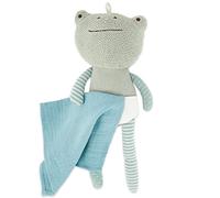 BIECO Peluche Grenouille avec Doudou | 30 cm | Peluche Grenouille | Doudou Bebe garçon Doudou bébé Fille & garçon | Peluche bébé Grenouille en Peluche pour bébé | Doudou pour bébé