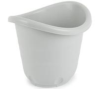 Bieco Seau de Bain Gris | Baignoire Bebe | Benoire pour Bébé Baignoire Enfant pour Douche Baignoire Bébé Baignoir Bebe Baignoires et Sièges de Bain Bébé le Bain de Bébé Siege Bain Bebe Siege de Bain