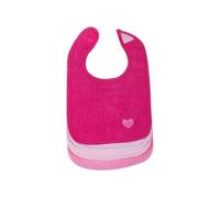 Bieco set de 4 bavoirs pratiques pour bébé rose vif rose G