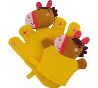 Bieco Set de gants de toilette Figurine chien Pauli avec bébé