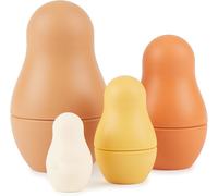 Bieco Silicone Matroschka pour les Enfants Chocolate Bliss Jeux Bébé 1 An Poupee Russe Jeux Educatif 1 An Jouet 1 An Jouets D'activité et de Développement Jeu Bebe 1 An Poupée Russe Jeux 1 An