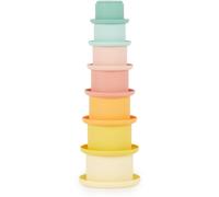 Bieco Silicone Stacking Cups Tropical Vibes gobelets empilables 12 m+ 7 pcs