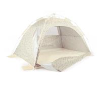 Bieco Tente de plage pop-up XXL - Tente de plage Quick-Up - Montage rapide avec protection UV 80+ - Protection solaire et pour bébé, enfants et famille - Tente automatique 3 à 4 personnes - Fleurs