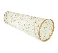 Bieco Tunnel XXL Dots | 180 x 46 cm | Jeux Exterieur pour Enfant 1 Ans | Interieur Jardin | Tente pour Bebe Chat Lapin