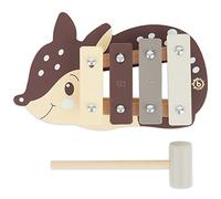 BIECO Xylophone pour Enfants en Forme de cerf - Instrument de Musique pour Enfants à partir de 1 an Jouet Musical pour bébé Carillon pour Enfants avec mailloches Xylophone Bebe Instrument bébé