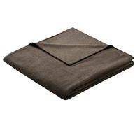 biederlack Couvre-lit, synthétique, Marron uni, Simple
