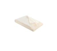 BIEDERLACK Plaid en cachemire 130x170cm Marbre Stone crème