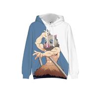 BIEGMAI Nezuko Sweat à capuche Kanroji Mitsuri Kochou Shinobu Anime Pull à capuche unisexe décontracté sport manches longues Cadeau manga pour adultes et adolescents (type 3, L)