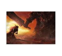 biegzc Elden Ring General Radahn und Melania Poster sur toile pour décoration murale de salon, chambre à coucher (30 x 45 cm)