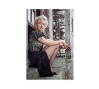 biegzc Impression sur toile de Marilyn Monroe Glamour Photo C. 1956 - Décoration murale pour salon, chambre à coucher - 30 x 45 cm