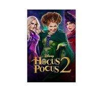 biegzc Poster du film Hocus Pocus 2 (2022) sur toile - Décoration pour chambre à coucher, bureau, chambre - Cadeau - 30 x 45 cm