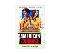 biegzc Poster sur toile American Carnage 2022 - Décoration murale pour salon, chambre à coucher - 20 x 30 cm