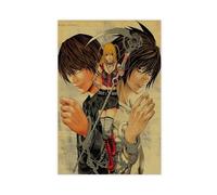 biegzc Poster sur toile Death Note - Décoration de chambre à coucher, bureau, chambre - Cadeau - 40 x 60 cm