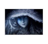 biegzc Poster sur toile Elden Ring Ranni - Décoration murale pour salon, chambre à coucher - 30 x 45 cm