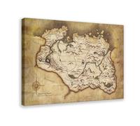 biegzc Poster sur toile Elder Scrolls Skyrim - Décoration murale pour salon, chambre à coucher - 20 x 30 cm