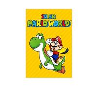 biegzc Poster sur toile Super Mario World - Décoration pour chambre à coucher, bureau, chambre, cadeau - 30 x 45 cm