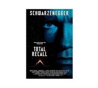 biegzc Total Recall, 1990 Affiche sur toile de science-fiction américaine pour décoration de chambre à coucher, bureau, chambre, cadeau 30 x 45 cm