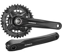 Shimano Altus Mt210 Crankset Noir 175 mm / 36/22t Black