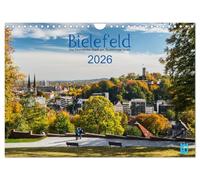 Bielefeld - Die freundliche Stadt am Teutoburger Wald (Wandkalender 2026 DIN A4 quer), CALVENDO Monatskalender: Bielefeld mit den schönsten Plätzen und Gebäuden.