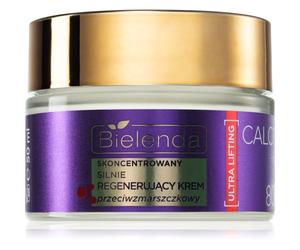 Bielenda Calcium + Q10 Concentrated, strongly regenerating anti-wrinkle cream for day 80+ crème de jour raffermissante et anti-rides 50 ml