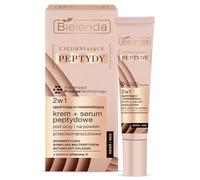 Bielenda Peptides raffermissant 2 en 1 Crème anti-rides raffermissante et éclaircissante + sérum peptide sous les yeux et les paupières 15 ml