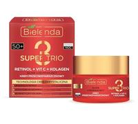 Bielenda Super Trio Rétinol + Vit C + Collagène Raffermissant Anti-Rides 50+ Crème 50 ml
