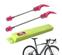 Biélets à vélo débit Rapide - essieu, arrière | Ensemble de Remplacement l'arbre Creux, kit brochette moyeu en Aluminium, tiges d'essieu d'ajustement Universel pour réparation Cyclisme,