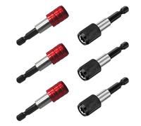 Bielle Magnétique À 6 Pièces, Bielle De Connexion Détachable, Accessoires D'Outils Électriques, Fournitures De Forage Électriques.